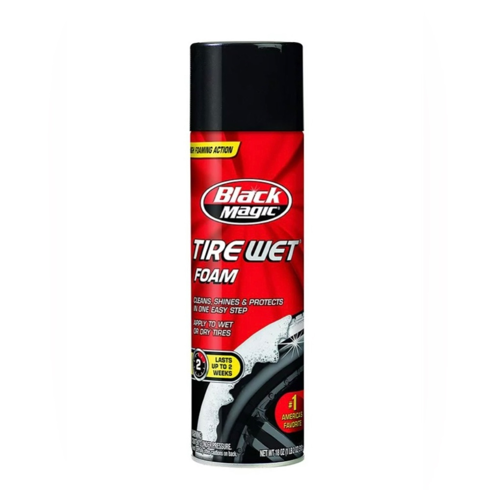 ⭐️BLACK MAGIC TIRE WET FOAM 18oz TIRE SHINE⭐️